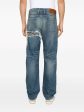 Boxer Distressed Straight-Leg Jeans For Cheap