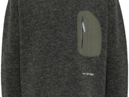 Zip-Pocket Wool Jumper on Sale