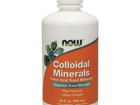 Colloidal Minerals 32 oz liquid, NOW Foods Fashion