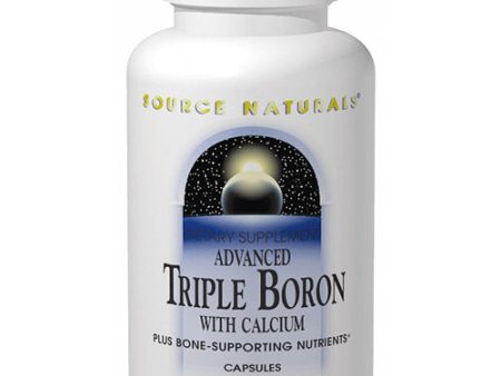 Advanced Triple Boron, 120 Capsules, Source Naturals on Sale