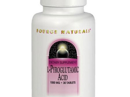 L-Pyroglutamic Acid 1000mg 120 tabs from Source Naturals Supply