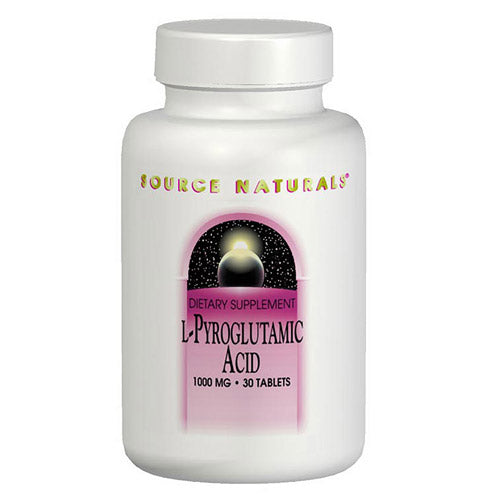 L-Pyroglutamic Acid 1000mg 120 tabs from Source Naturals Supply