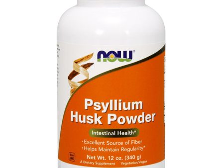 Psyllium Husk Powder Vegetarian 12 oz, NOW Foods Hot on Sale