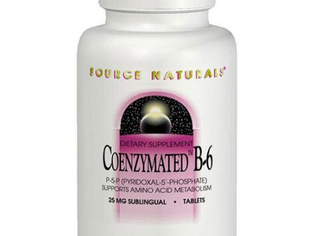 Coenzymated B-6 100 mg, 30 Tablets, Source Naturals For Cheap