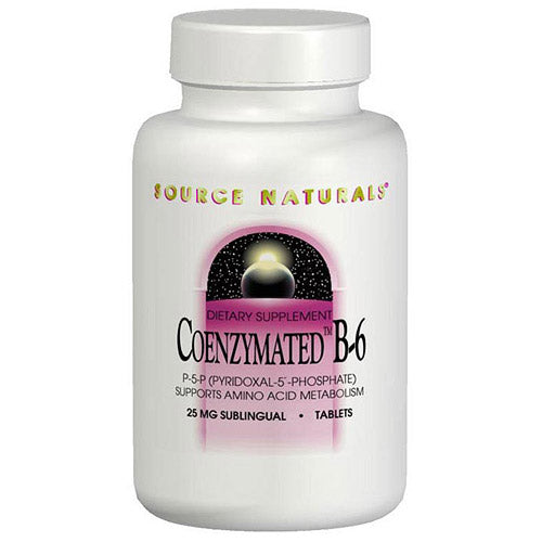 Coenzymated B-6 100 mg, 30 Tablets, Source Naturals For Cheap