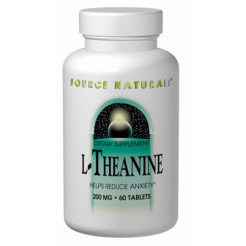 L-Theanine 200mg 30 tabs from Source Naturals Online