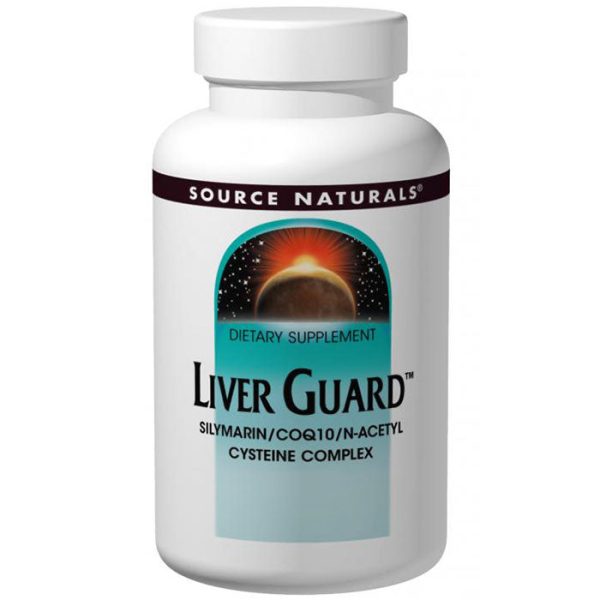 Liver Guard, Silymarin   CoQ10   NAC Complex, 30 Tablets, Source Naturals Discount