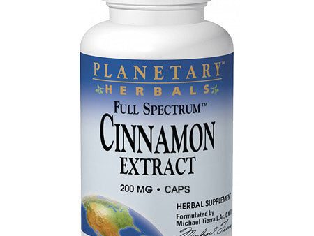 Cinnamon Extract 200mg 240 vegi capsules, Planetary Herbals Online now