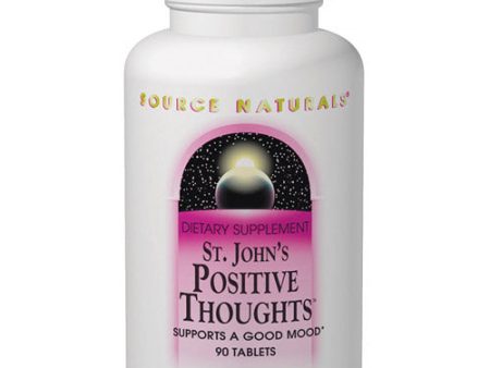 Positive Thoughts with St. John s Wort 45 tabs from Source Naturals Online Sale