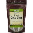 Chia Seed (Black), Certified Organic, 12 oz, NOW Foods For Discount