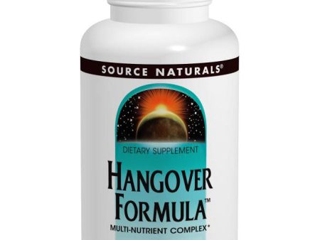 Hangover Formula, Multi-Nutrient Complex, 30 Tablets, Source Naturals For Sale