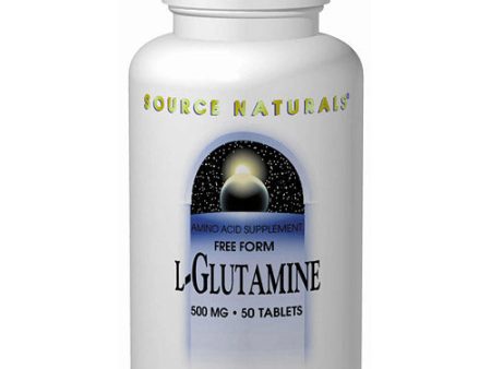 L-Glutamine 500mg 100 tabs from Source Naturals For Sale