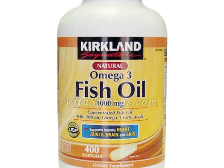 Kirkland Signature Fish Oil Concentrate 1000mg 400 Softgels Online