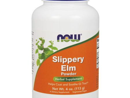 Slippery Elm Powder Vegetarian 4 oz, NOW Foods on Sale