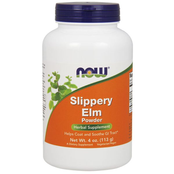 Slippery Elm Powder Vegetarian 4 oz, NOW Foods on Sale