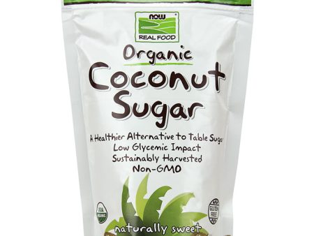 Coconut Sugar, Organic, 16 oz, NOW Foods Discount