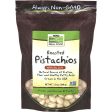 Pistachios Roasted & Salted with Sea Salt, 12 oz, NOW Foods For Discount