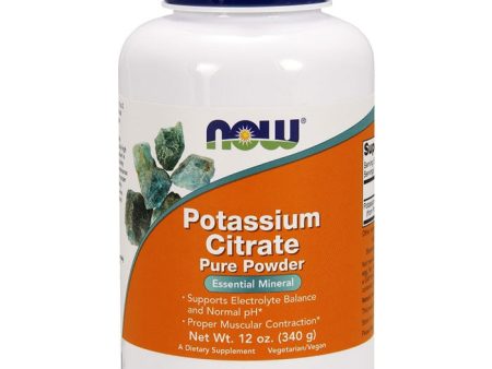 Potassium Citrate Powder Pure, 12 oz, NOW Foods on Sale