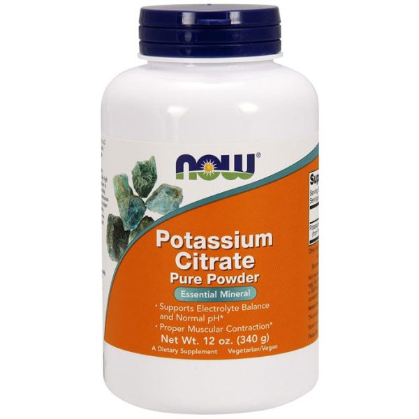 Potassium Citrate Powder Pure, 12 oz, NOW Foods on Sale