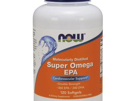 Super Omega EPA, 360 EPA   240 DHA, 120 Softgels, NOW Foods Sale