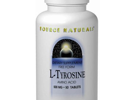 L-Tyrosine 500mg 100 tabs from Source Naturals For Cheap