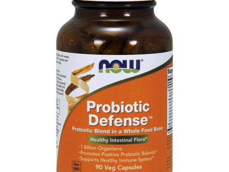 Probiotic Defense, Healthy Intestinal Flora, 90 Vcaps, NOW Foods For Discount