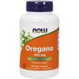 Oregano 450 mg, 100 Vegetarian Capsules, NOW Foods Cheap