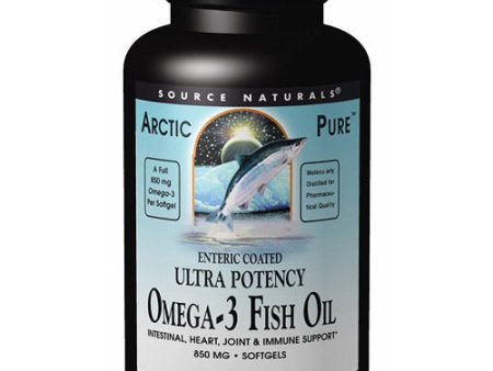 ArcticPure Ultra Fish Oil Enteric-Coated, 120 Softgels, Source Naturals Fashion