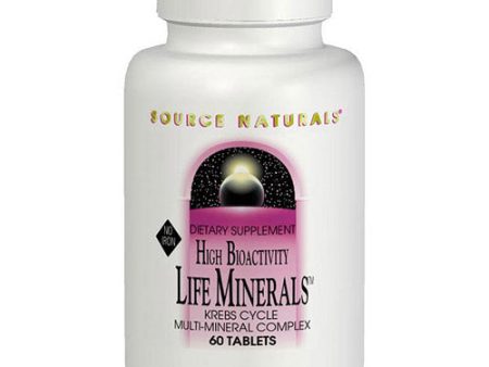 Life Minerals No Iron Multi Mineral Complex 60 tabs from Source Naturals Discount