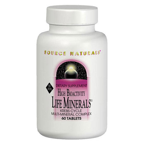 Life Minerals No Iron Multi Mineral Complex 60 tabs from Source Naturals Discount