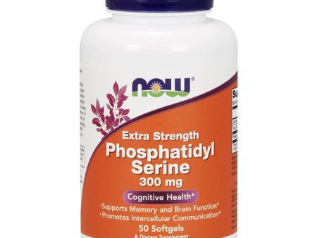 Phosphatidyl Serine 300 mg, PS Extra Strength, 50 Softgels, NOW Foods Discount