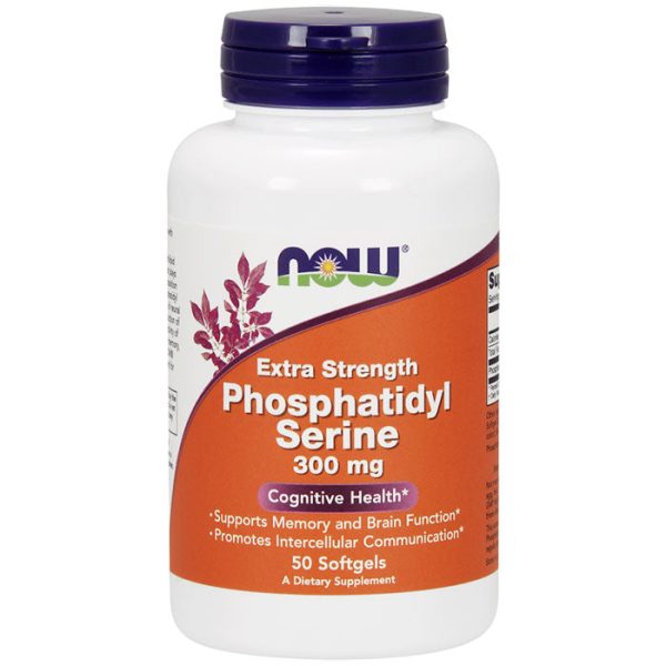 Phosphatidyl Serine 300 mg, PS Extra Strength, 50 Softgels, NOW Foods Discount