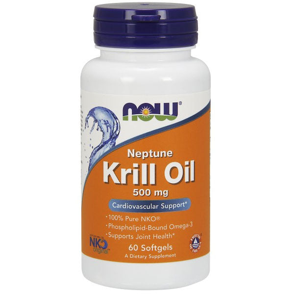 Neptune Krill Oil 500 mg NKO, 60 Softgels, NOW Foods Cheap