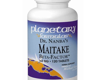 Maitake Mushroom Beta-Factor Dr. Nanba s 120 tabs, Planetary Herbals Fashion