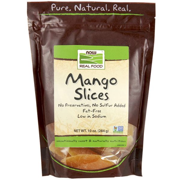 Mango Slices, Healthy Snack, 10 oz, NOW Foods For Discount