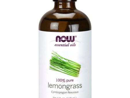 Lemongrass Oil, Natural Essential Oil, 4 oz, NOW Foods Discount