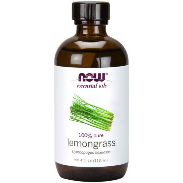 Lemongrass Oil, Natural Essential Oil, 4 oz, NOW Foods Discount