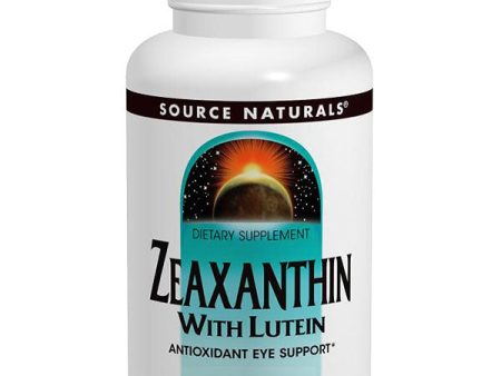 Zeaxanthin with Lutein 10mg 30 caps from Source Naturals For Discount