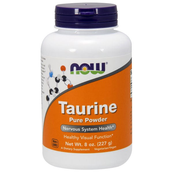 Taurine Powder 8 oz, NOW Foods Fashion