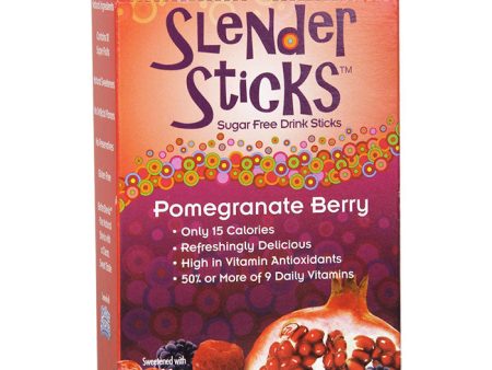 Pomegranate Berry Slender Sticks, Sugar Free Drink Mix, 12 Sticks, NOW Foods For Discount