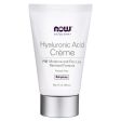 Hyaluronic Acid Cream, Night Moisture & Renewal Formula, 2 oz, NOW Foods Supply