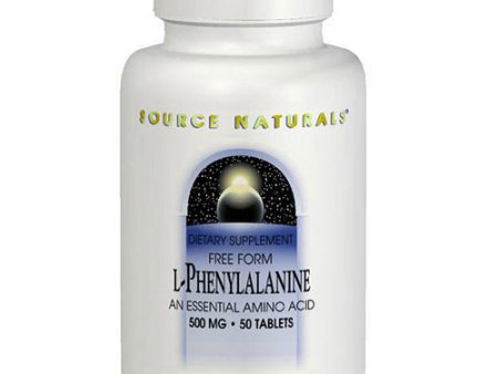 L-Phenylalanine 500mg 100 tabs from Source Naturals Online Hot Sale