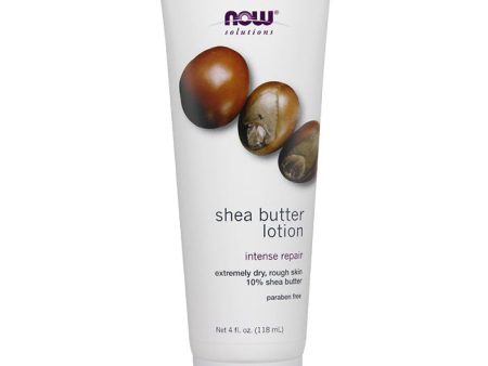 Shea Butter Lotion, 4 oz Tube, NOW Foods Online Sale