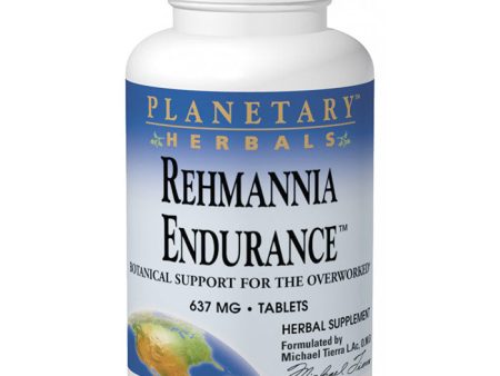 Rehmannia Endurance (Liu Wei Di Huang Wan) 637 mg, Value Size, 150 Tablets, Planetary Herbals For Discount