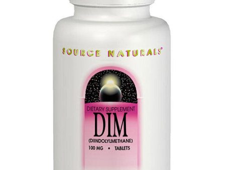 DIM (Diindolymethane) 100 mg, 180 Tablets, Source Naturals Hot on Sale