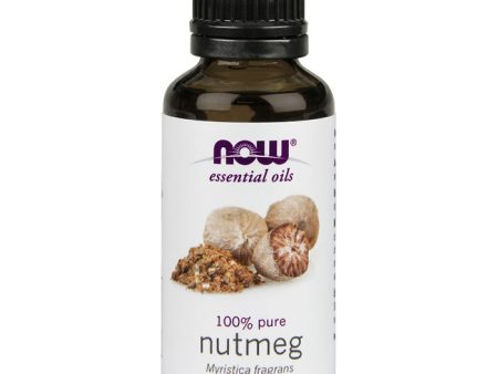 Nutmeg Oil Pure, 1 oz, NOW Foods on Sale