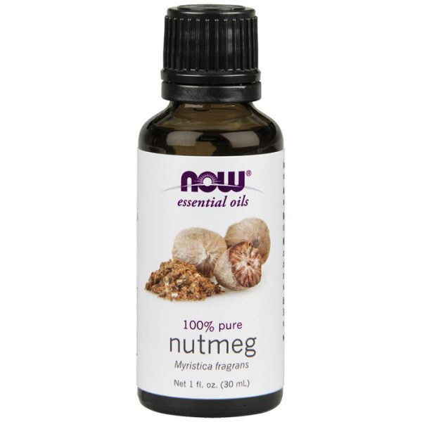 Nutmeg Oil Pure, 1 oz, NOW Foods on Sale