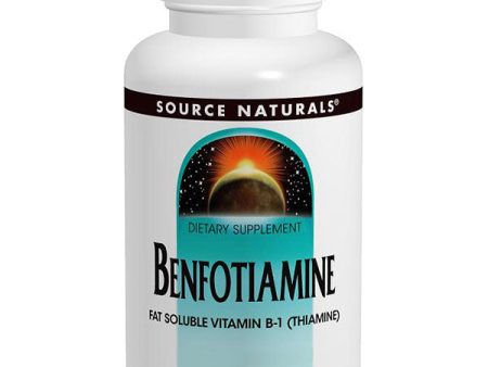 Benfotiamine 150mg 120 tablets from Source Naturals on Sale