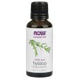 Hyssop Oil, Pure Essential Oil 1 oz, NOW Foods on Sale