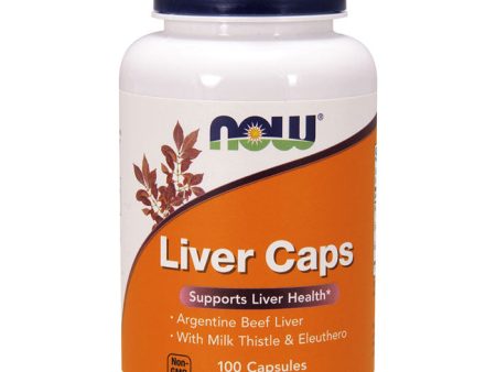 Liver Caps, Liver Extract with Eleuthero & Milk Thistle, 100 Capsules, NOW Foods Online Sale